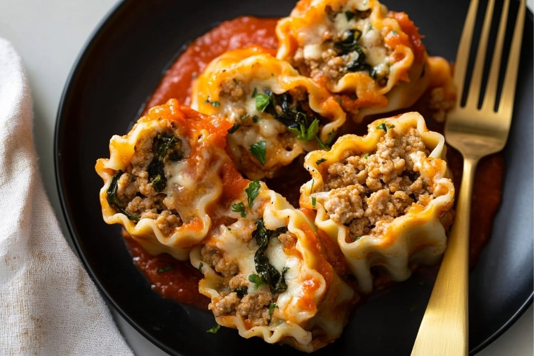 Turkey Lasagna Roll-Ups Recipe