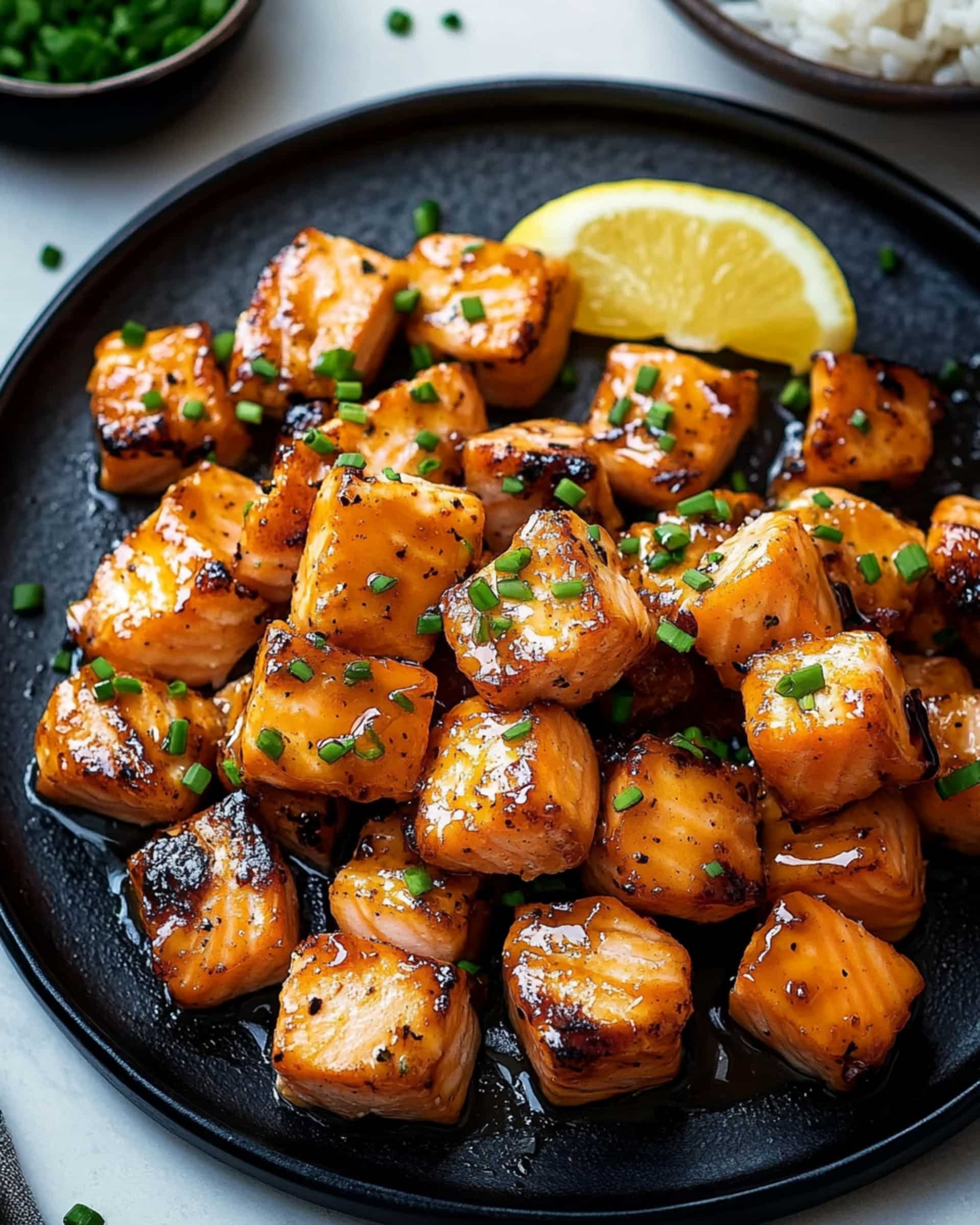 Air Fryer Bang Bang Salmon Bites Recipe