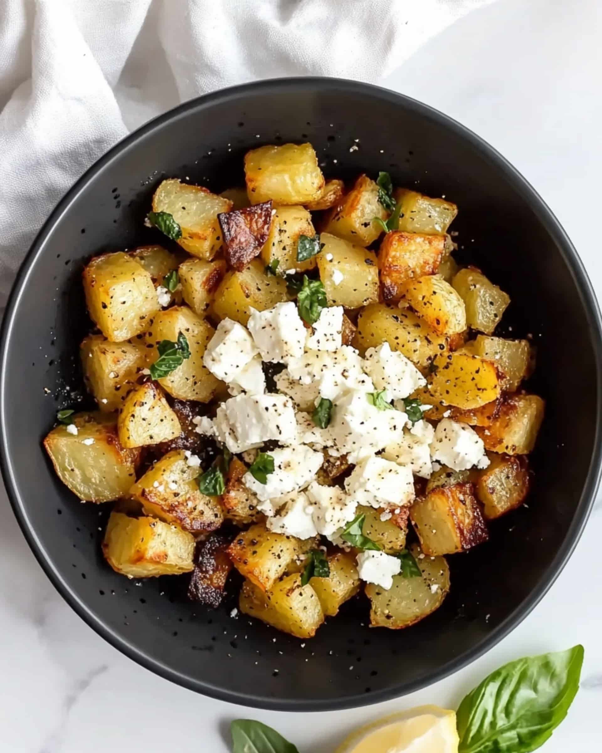 Baked Feta Potatoes Recipe