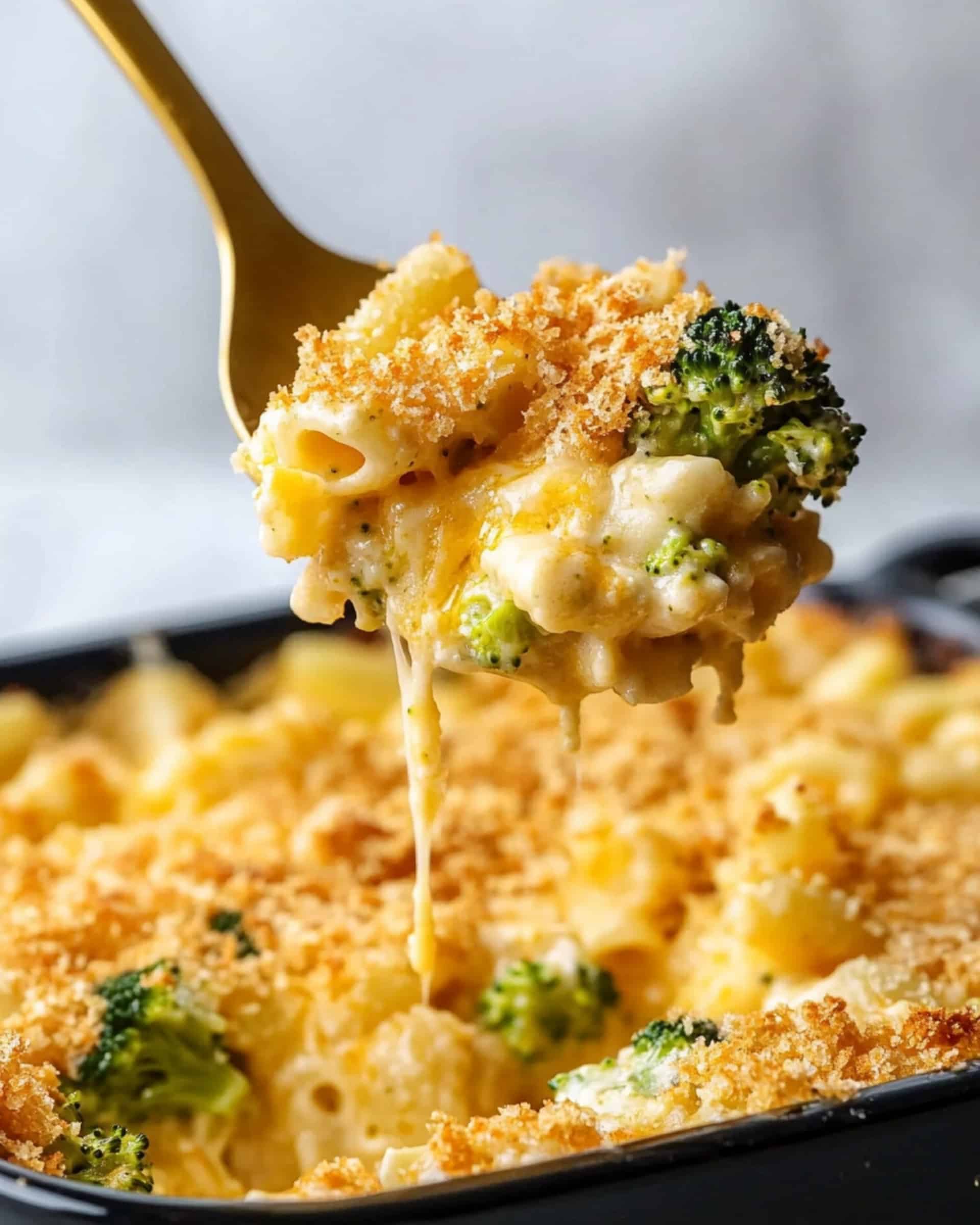 Baked Mac and Cheese with Broccoli Recipe