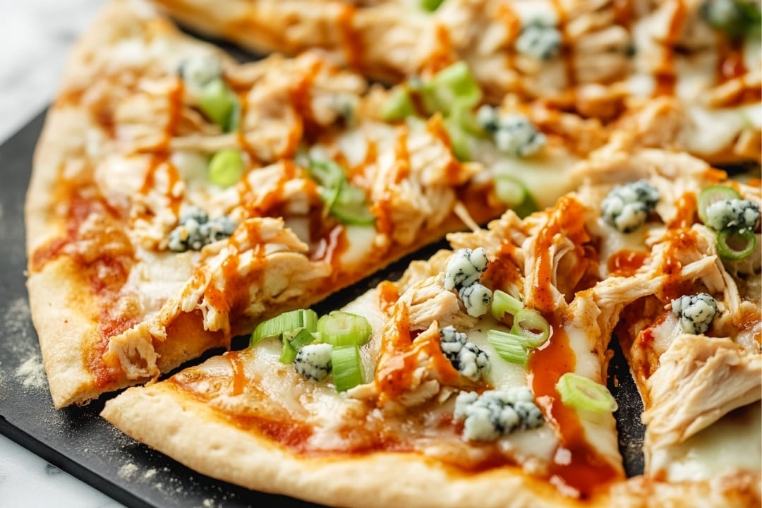 Buffalo Chicken Flatbread Pizza Recipe