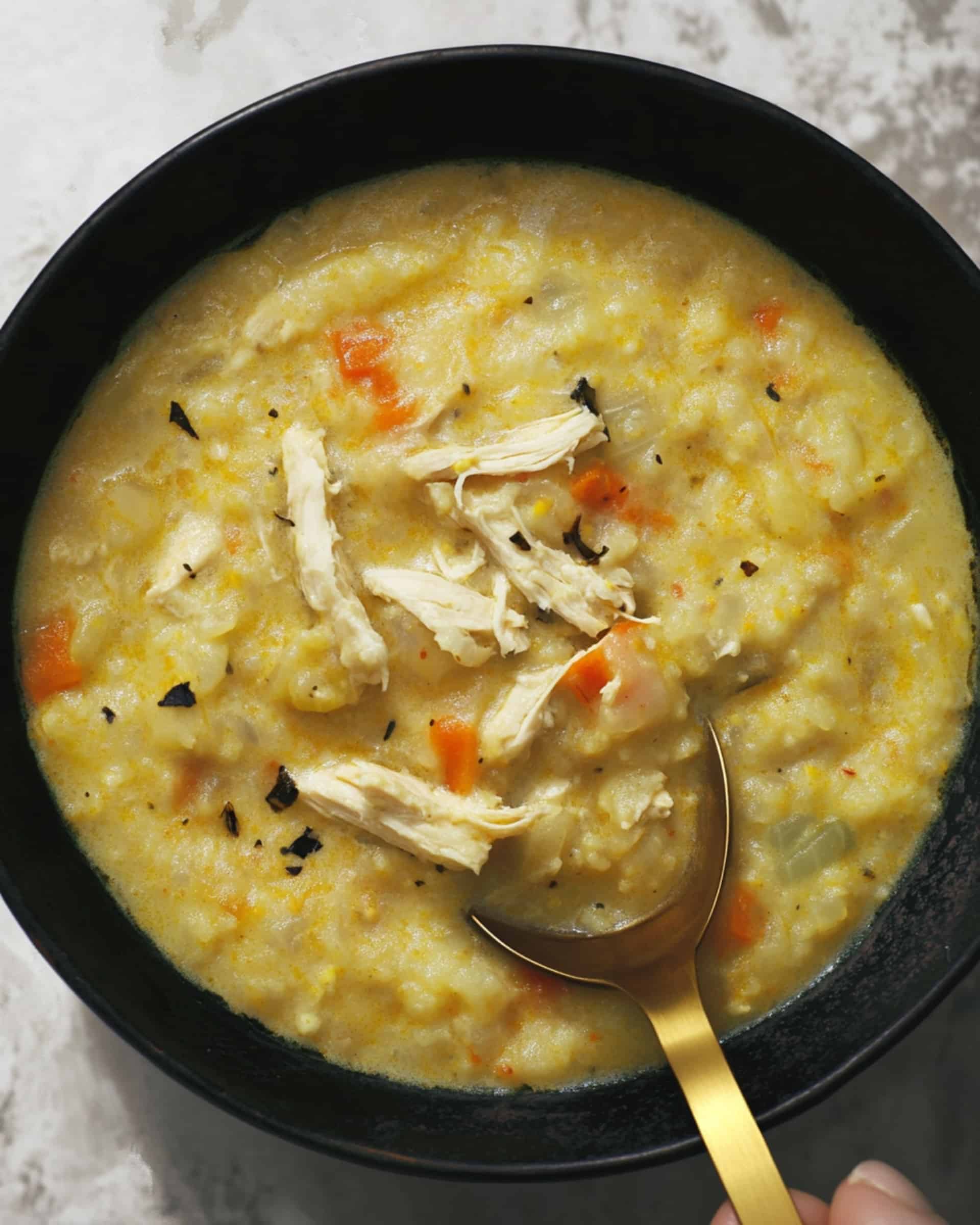 Cauliflower Chicken Soup Recipe