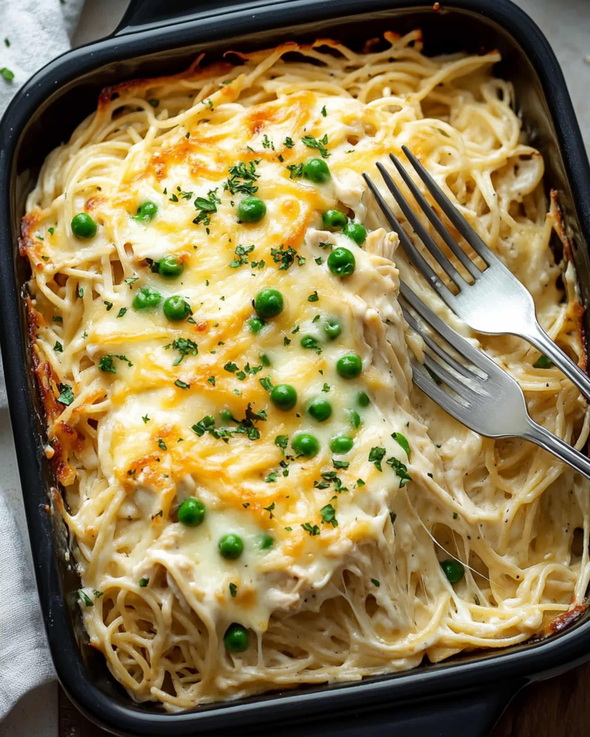 Creamy Chicken Tetrazzini Recipe