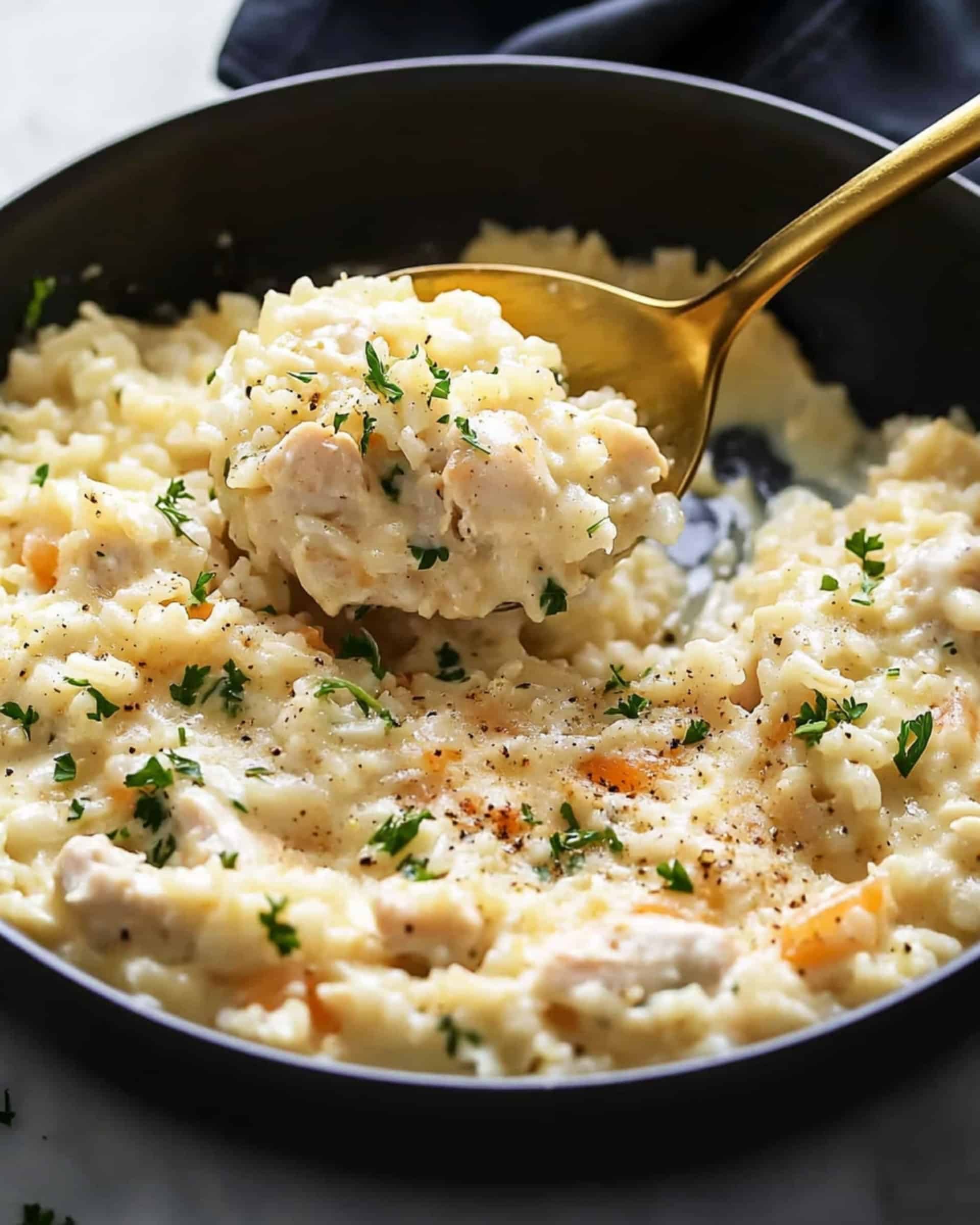 Creamy Parmesan Chicken and Rice Recipe