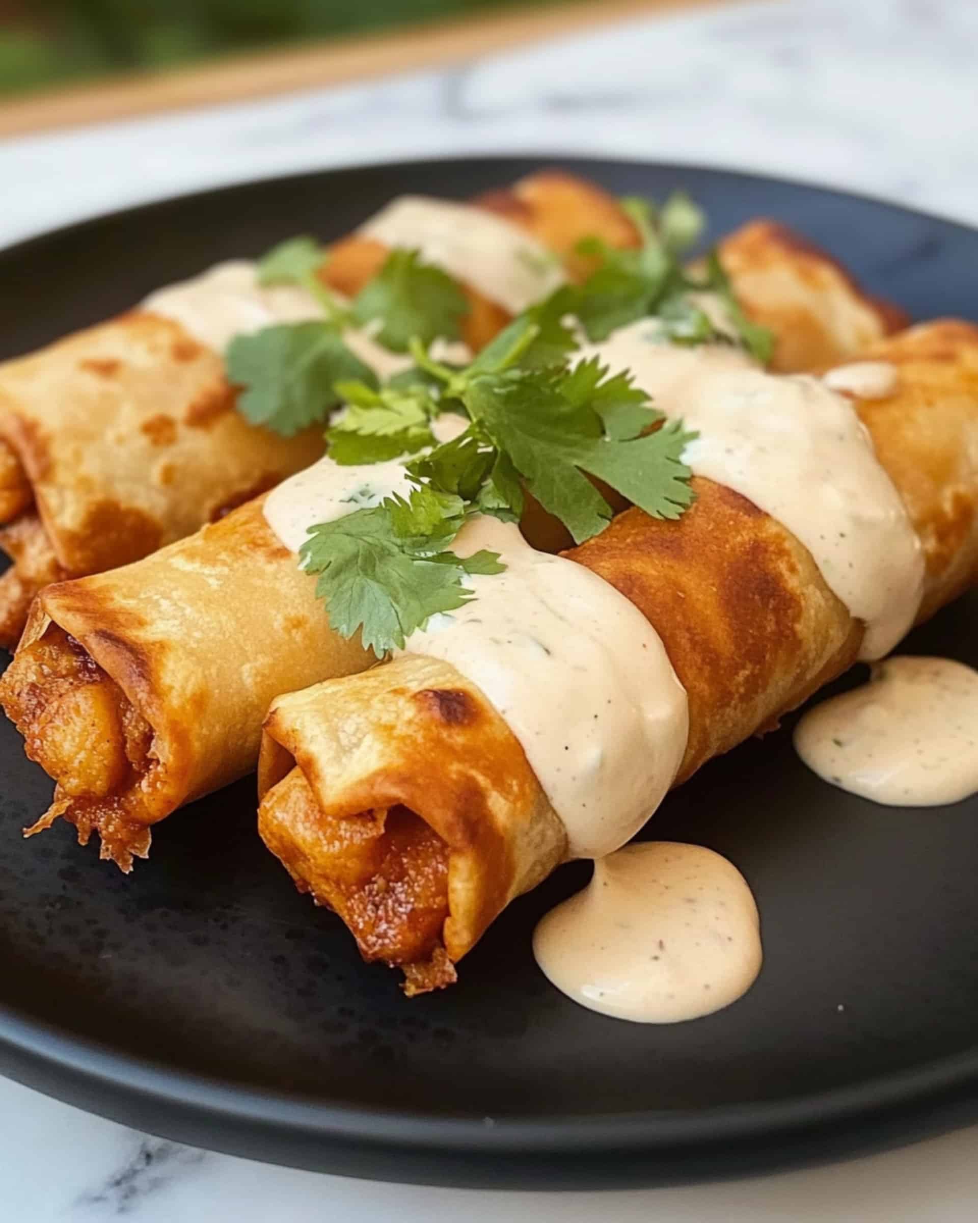 Crispy Chicken Chimichangas Recipe