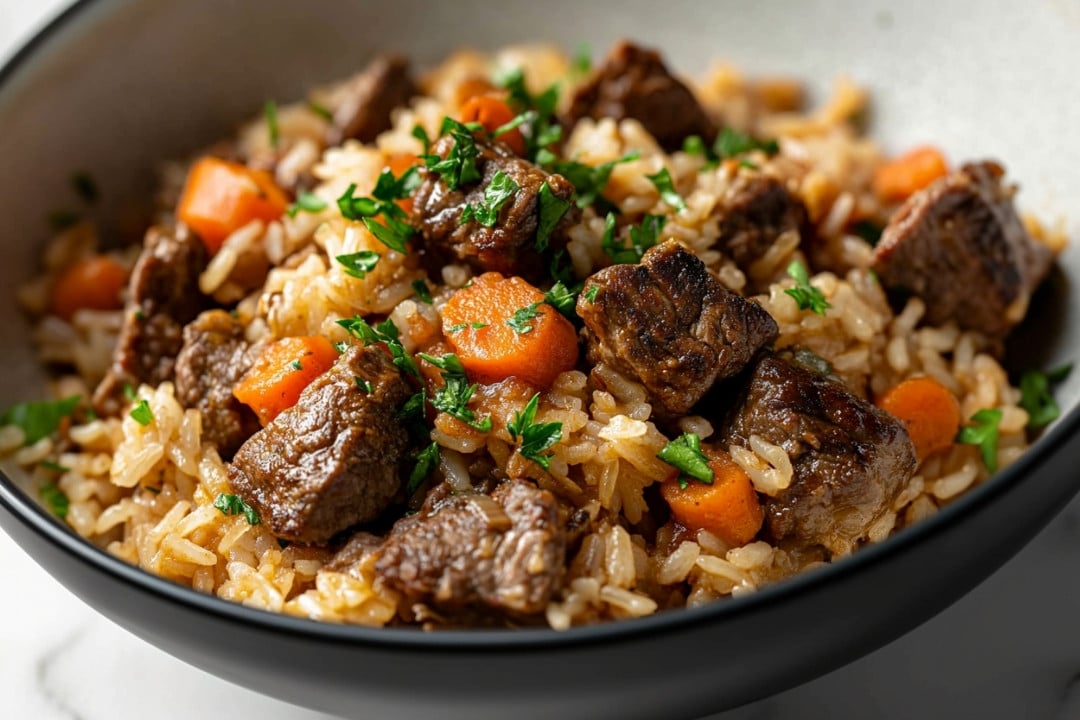 Instant Pot Beef and Rice Recipe