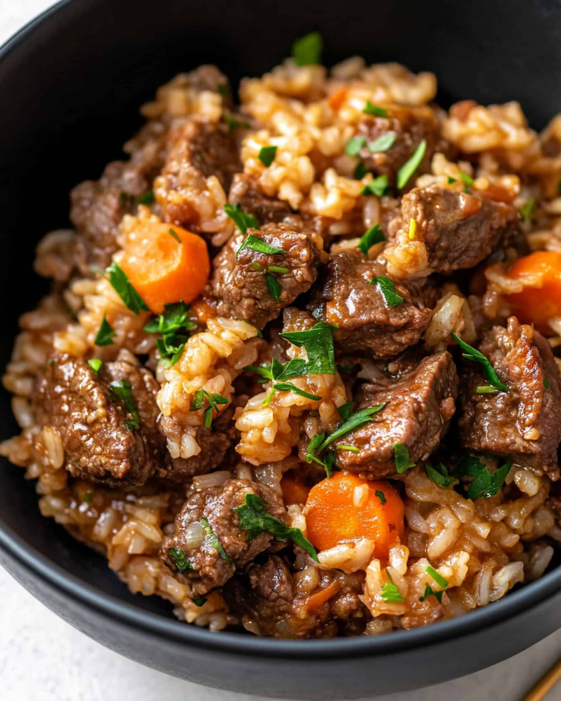 Instant Pot Beef and Rice Recipe