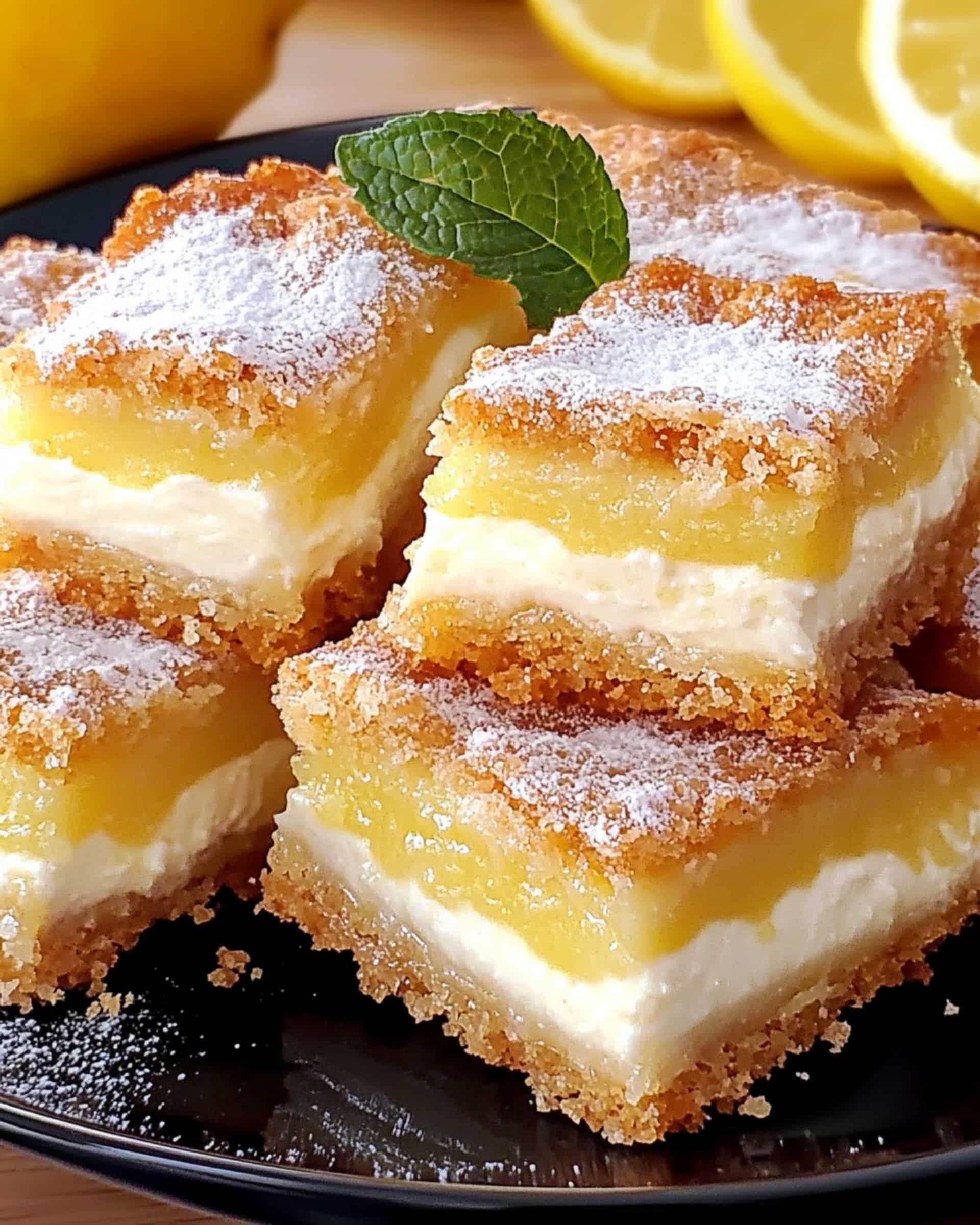 Lemon Cream Cheese Bars Recipe