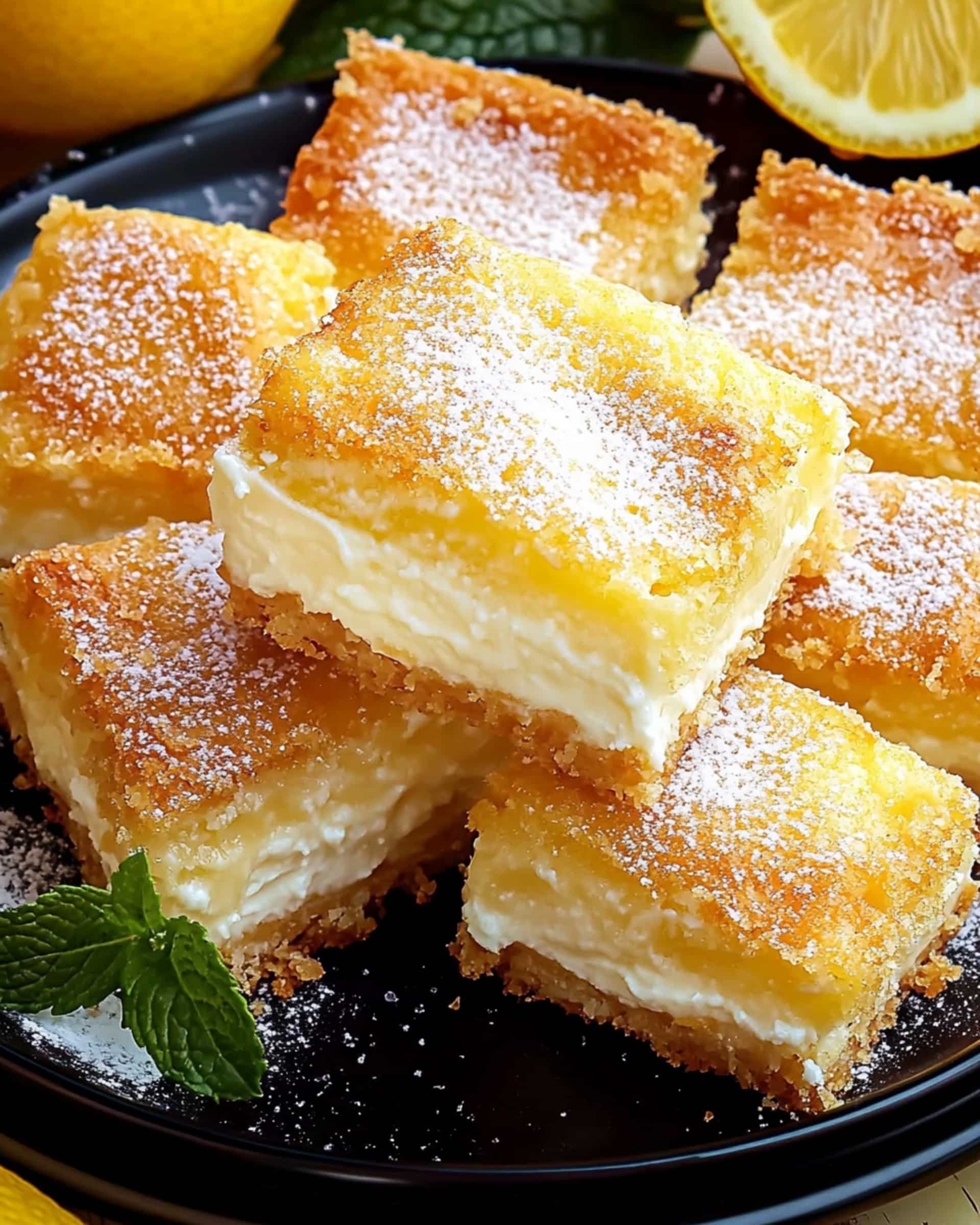 Lemon Cream Cheese Bars Recipe