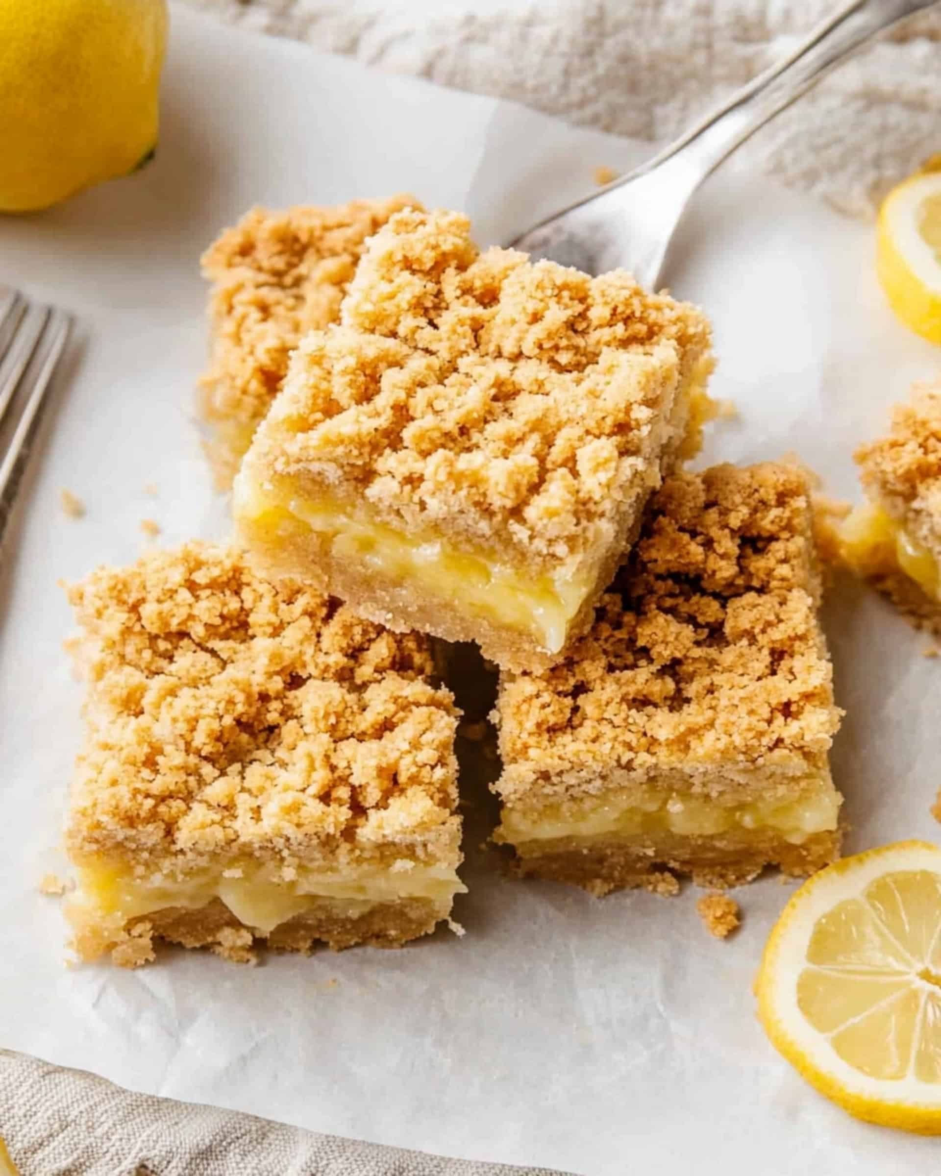 Lemon Crumb Bars Recipe