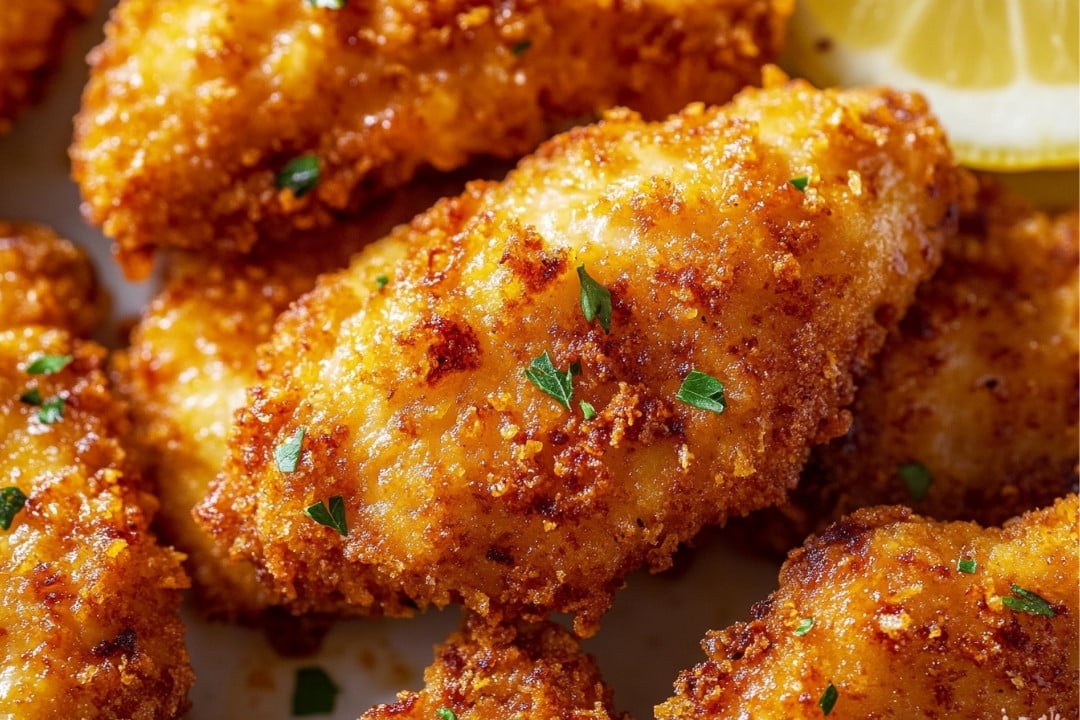 Lemon Garlic Parmesan Chicken Tenders Recipe