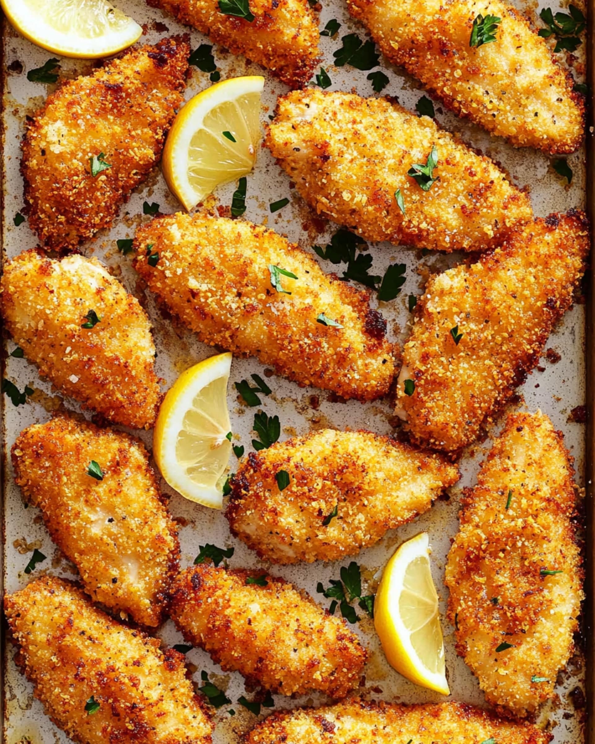 Lemon Garlic Parmesan Chicken Tenders Recipe