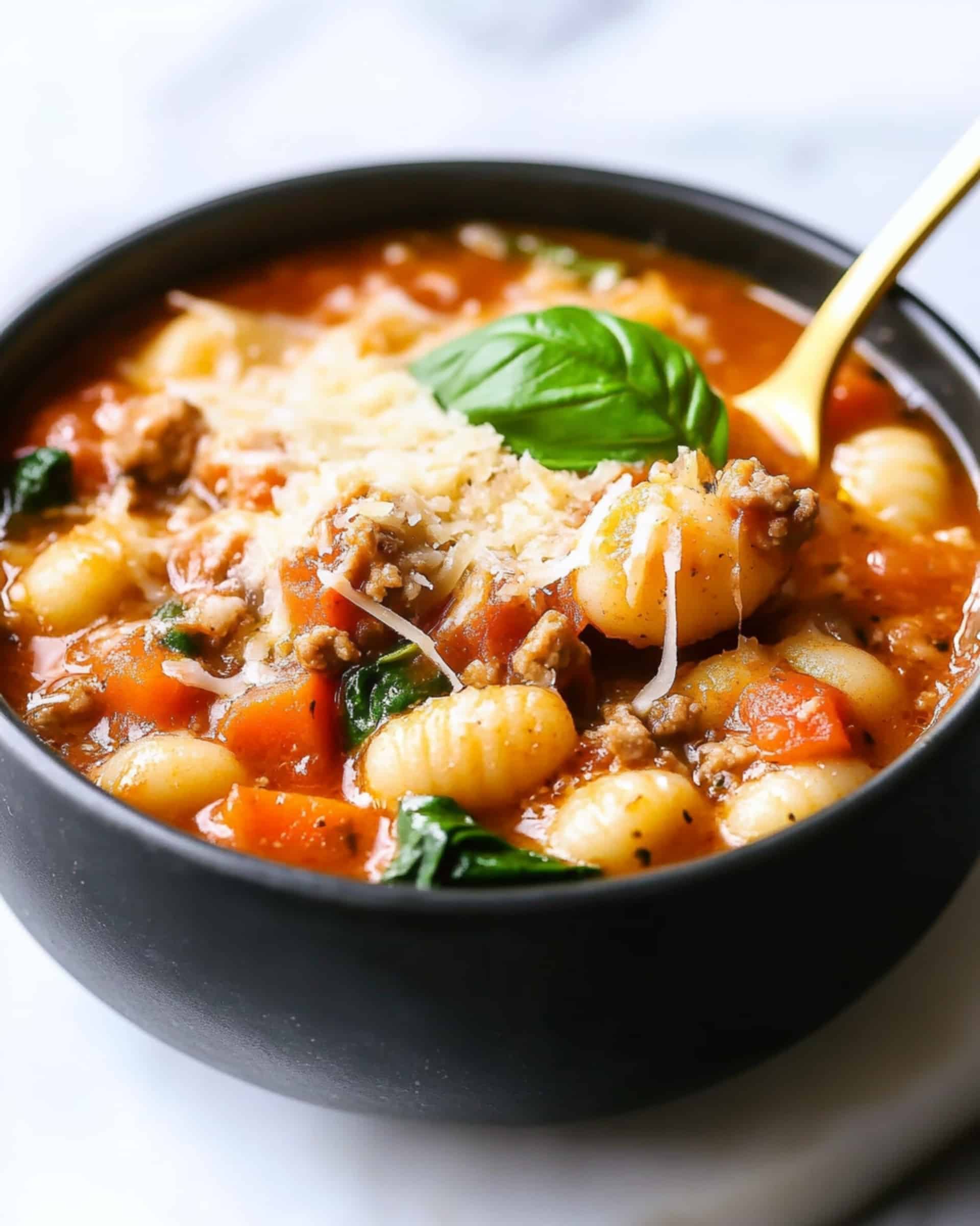 Sausage and Vegetable Gnocchi Soup Recipe