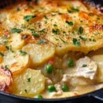 Leftover Turkey Pot Pie Gratin Recipe