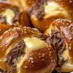 Smoked Brisket & Beer Cheese Pretzel Bombs Recipe