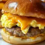 Sausage Egg and Cheese Breakfast Sliders Recipe