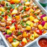 Hawaiian Chicken Sheet Pan Meal Recipe
