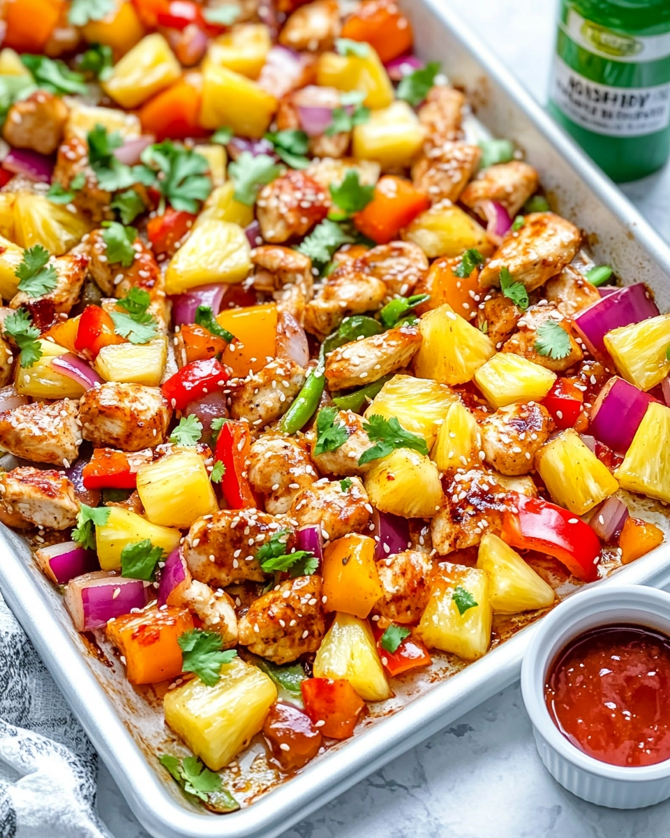 Hawaiian Chicken Sheet Pan Meal Recipe