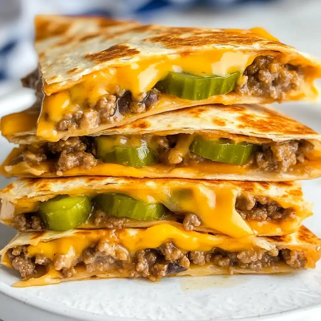 Cheeseburger Quesadillas Recipe - Recipe Image