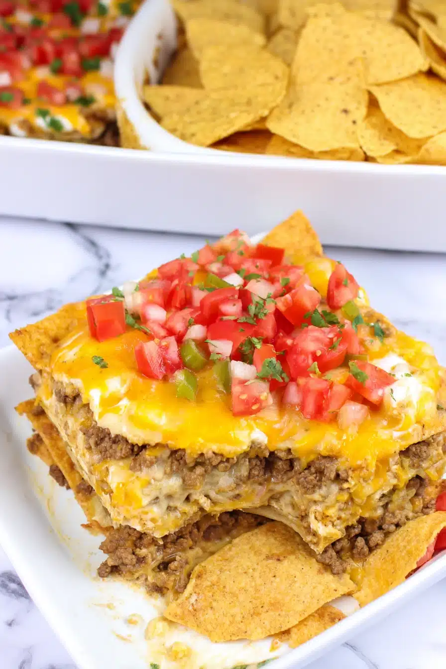 Cheesy Dorito Casserole Recipe
