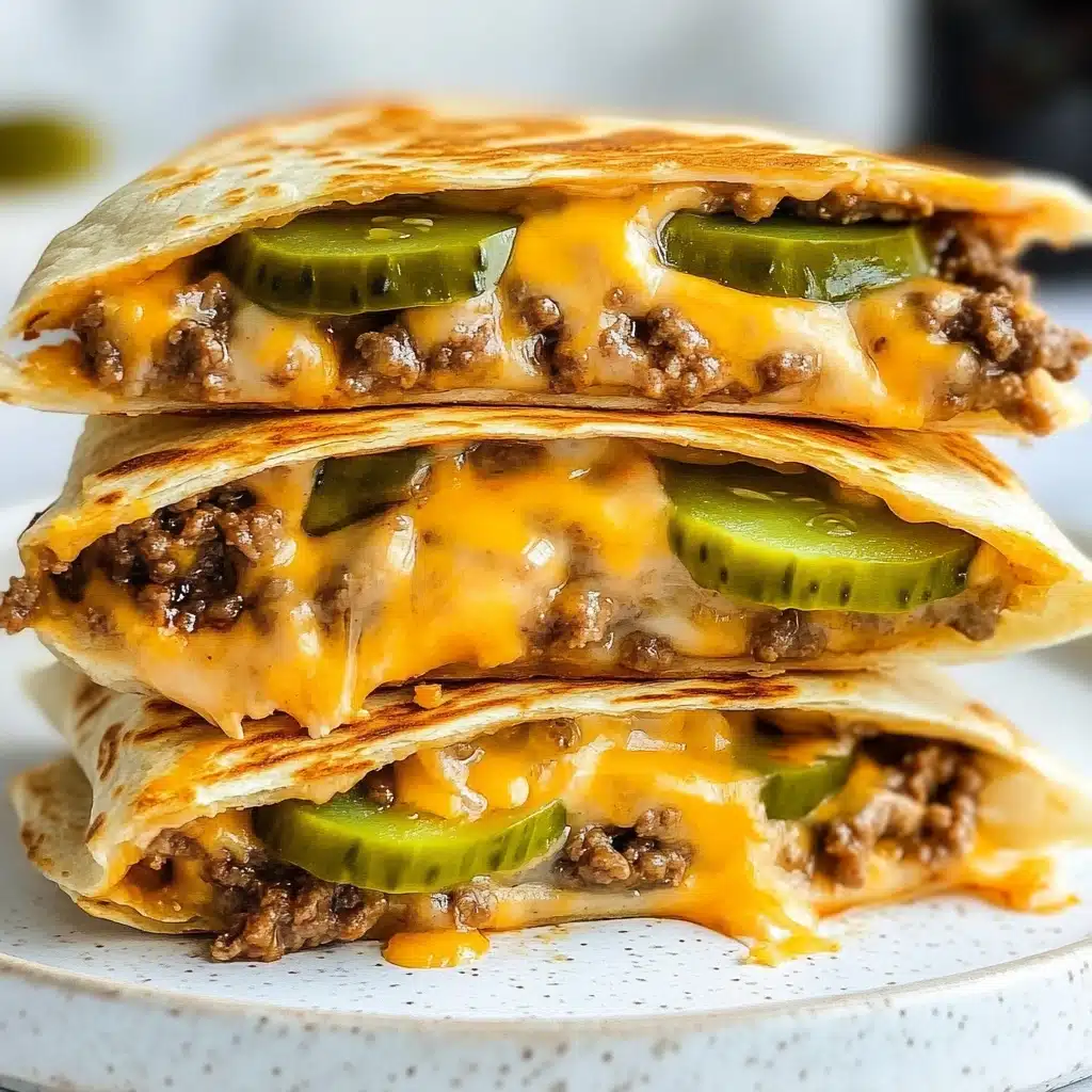 Cheeseburger Quesadillas Recipe - Recipe Image