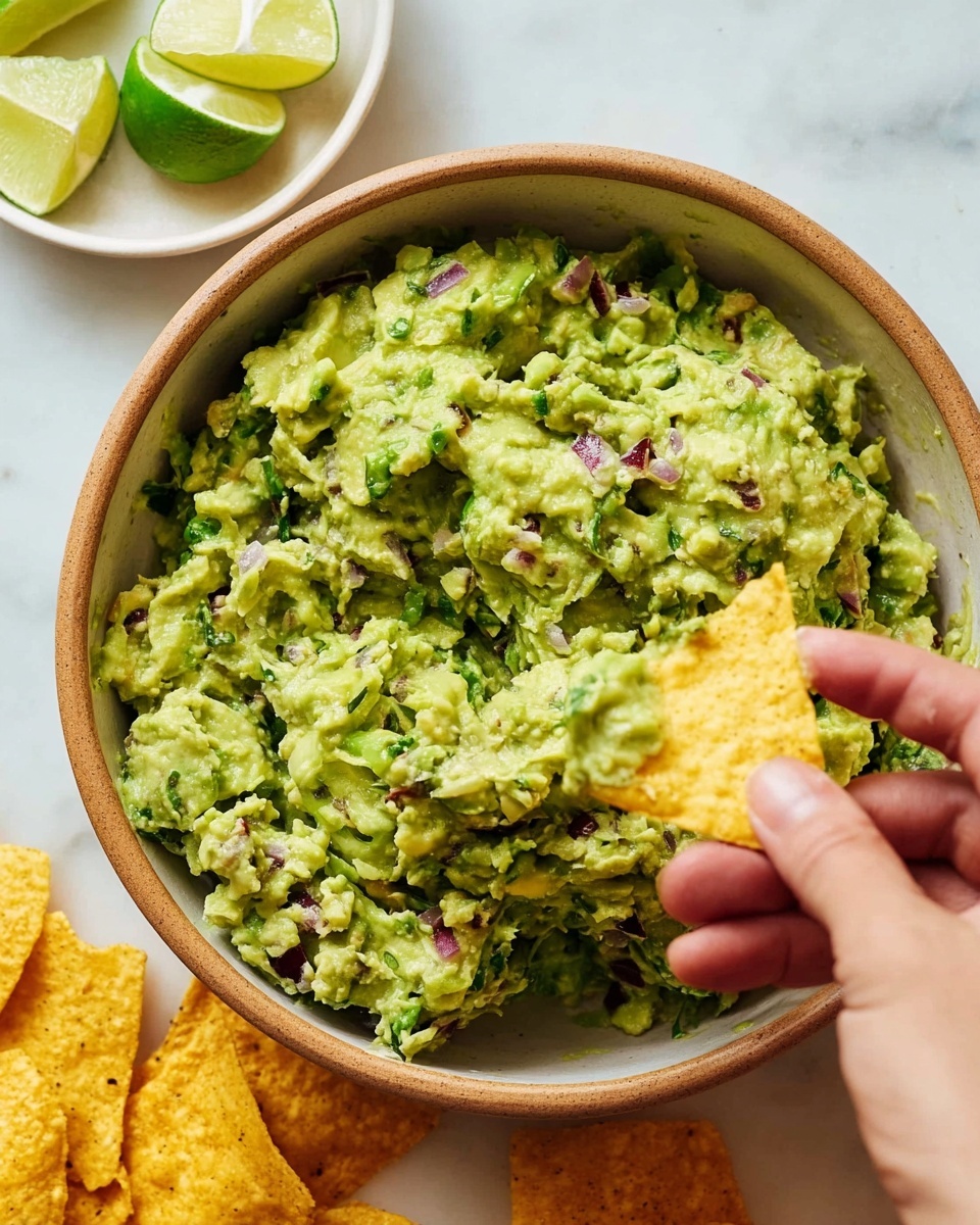 Easy Chunky Guacamole Recipe - Recipe Image