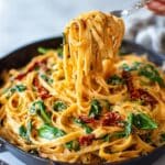 Creamy Tomato Spinach Pasta Recipe
