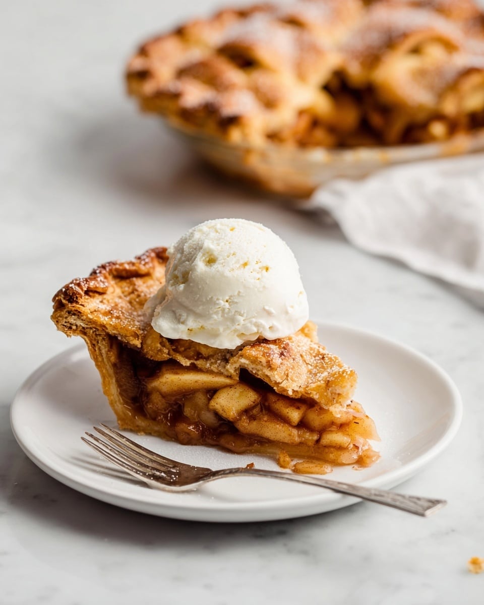 Apple Pie à la Mode (Apple Pie with Ice Cream) Recipe - Recipe Image
