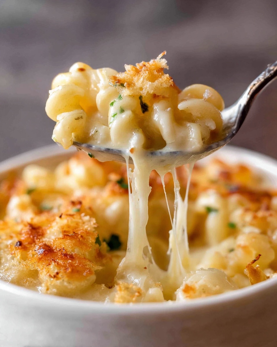 Baked Mac and Cheese with Crispy Breadcrumb Topping Recipe