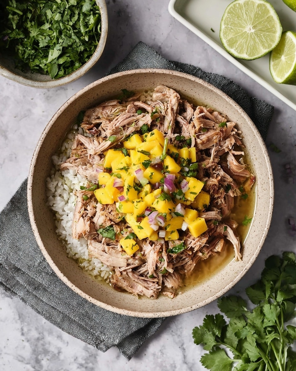 Slow Cooker Jerk Chicken with Fresh Mango Salsa Recipe