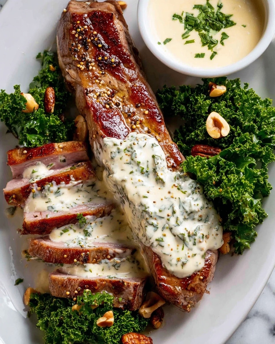 Pork Tenderloin with Creamy Mustard Sauce Recipe