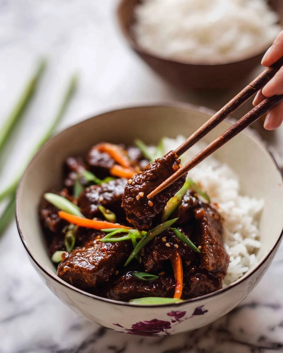 Easy Slow Cooker Mongolian Beef Recipe