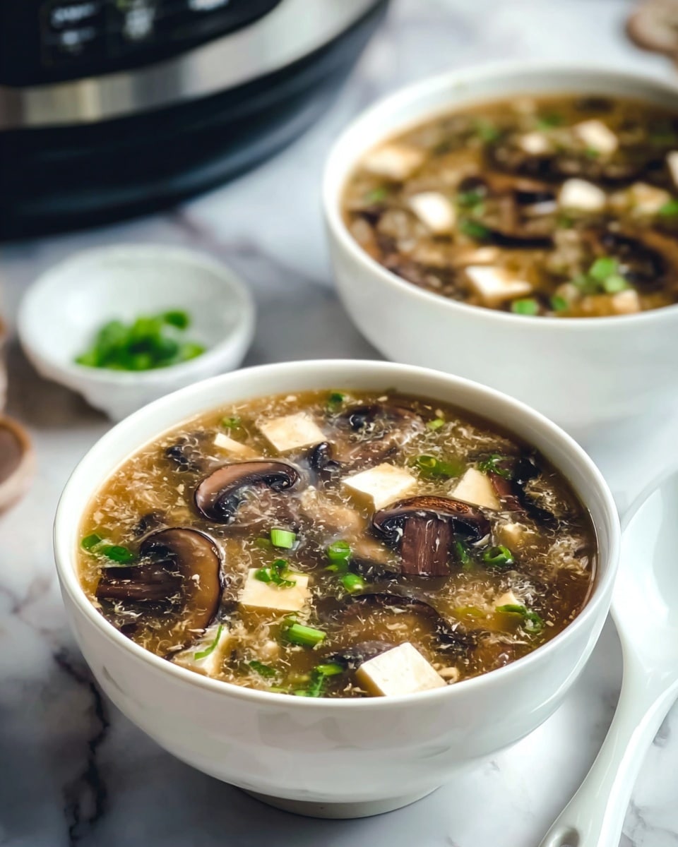 Slow Cooker Hot and Sour Soup Recipe