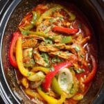 Slow Cooker Chicken Fajitas Recipe