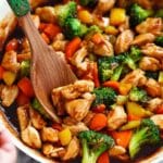 Quick and Easy Chicken Stir Fry with Vegetables and Honey Soy Sauce Recipe