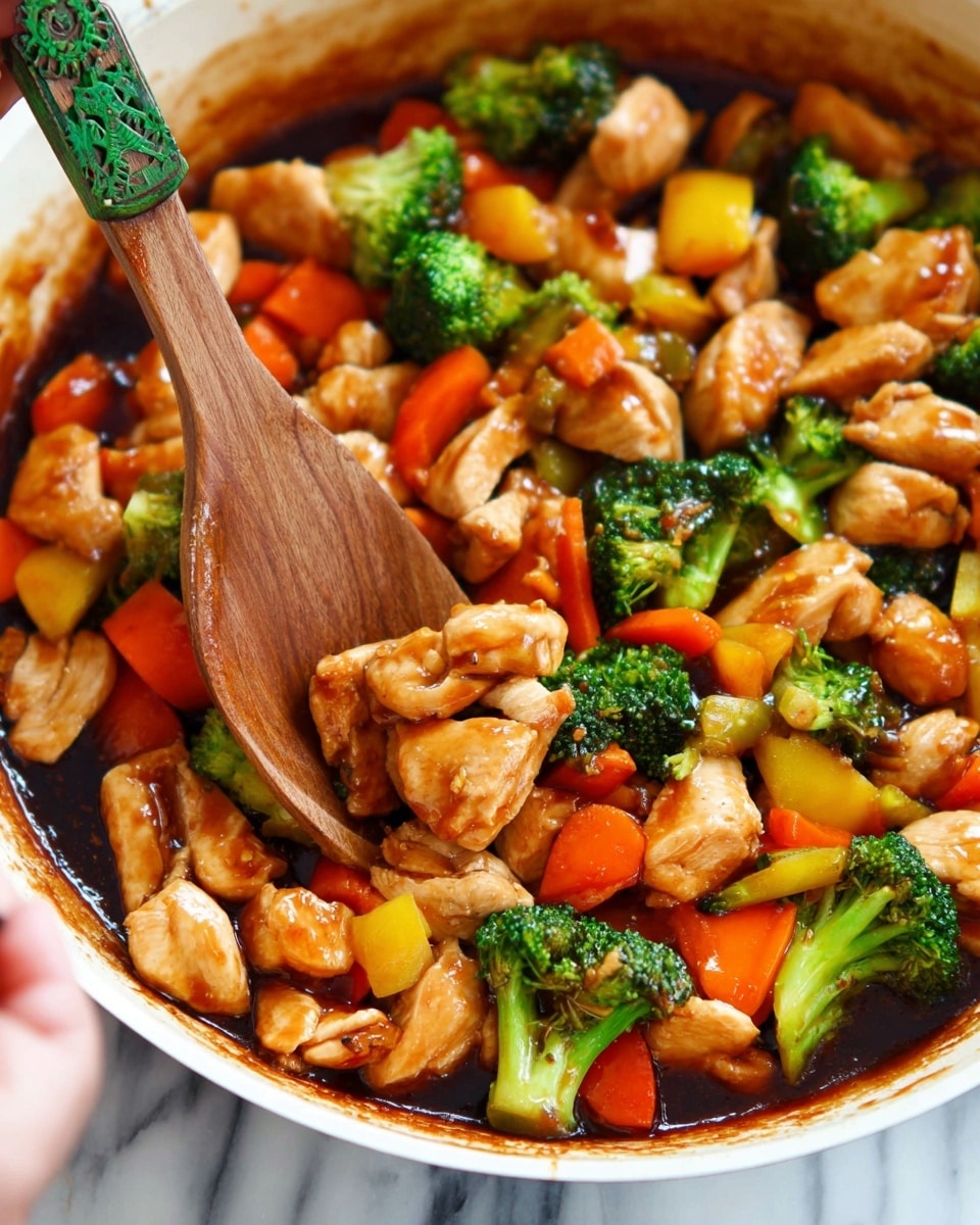 Quick and Easy Chicken Stir Fry with Vegetables and Honey Soy Sauce Recipe