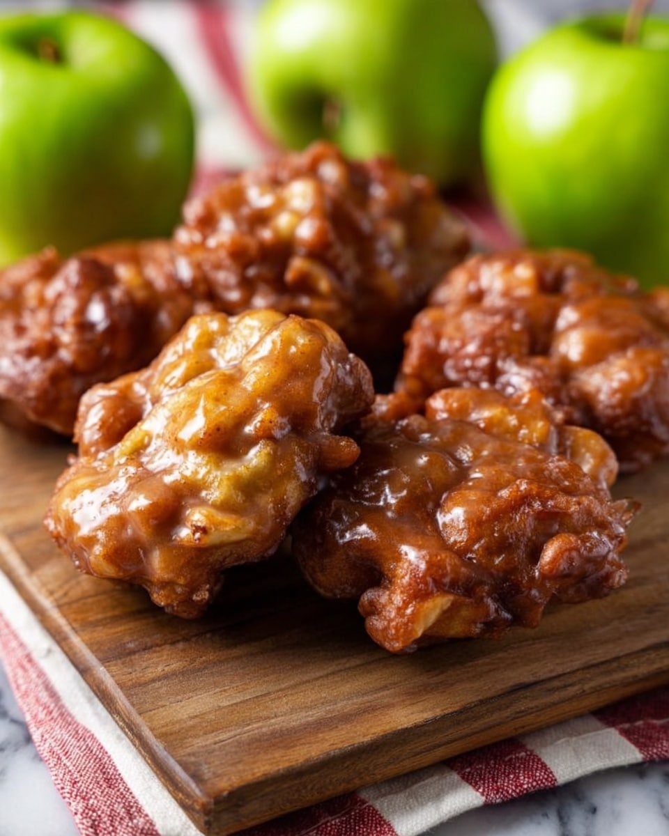 Apple Fritters with Vanilla Glaze Recipe 6 Apple Fritters with Vanilla Glaze Recipe - Recipe Image