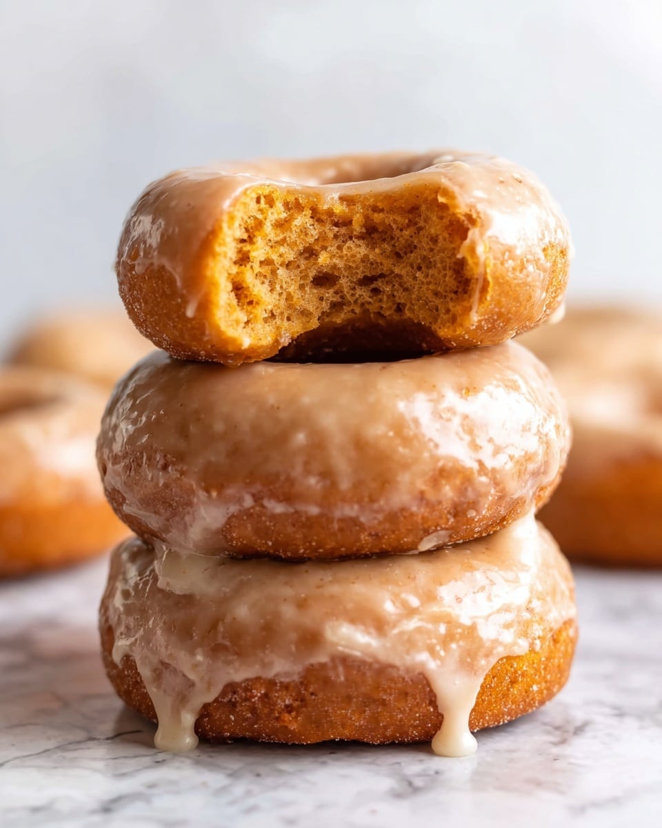 Pumpkin Donuts with Maple Glaze Recipe 4 Pumpkin Donuts with Maple Glaze Recipe