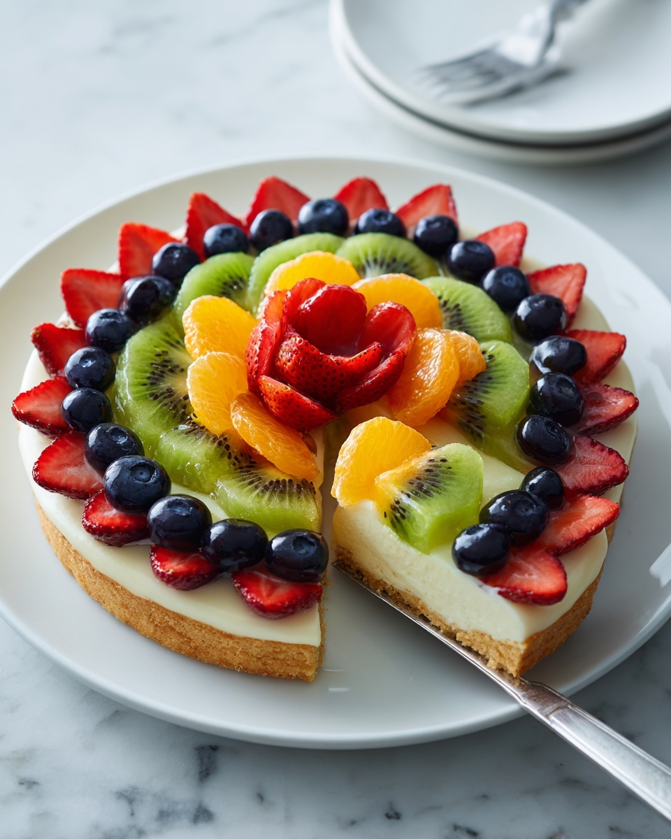Fruit Pizza with Cream Cheese Frosting Recipe 6 Fruit Pizza with Cream Cheese Frosting Recipe - Recipe Image