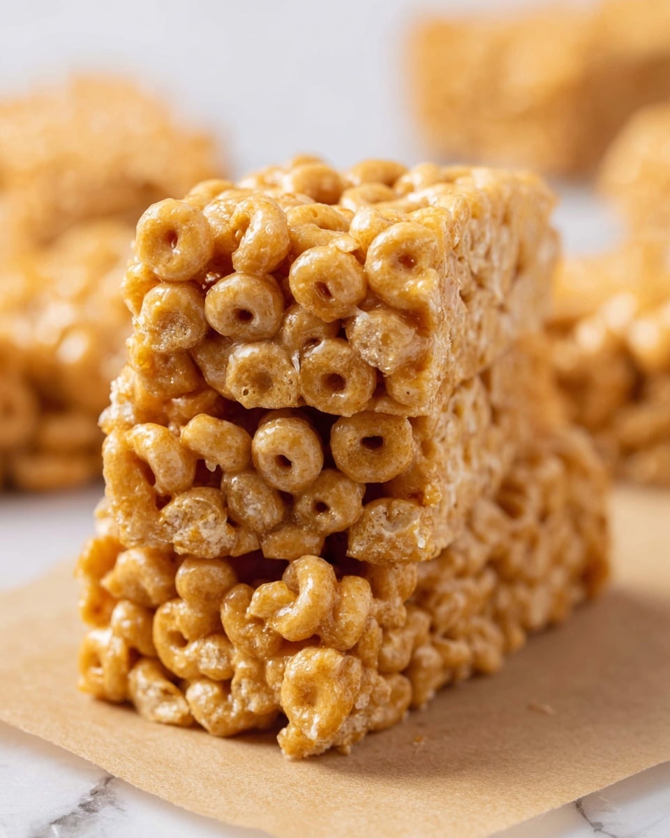 Peanut Butter Cheerios Bars Recipe 6 Peanut Butter Cheerios Bars Recipe - Recipe Image