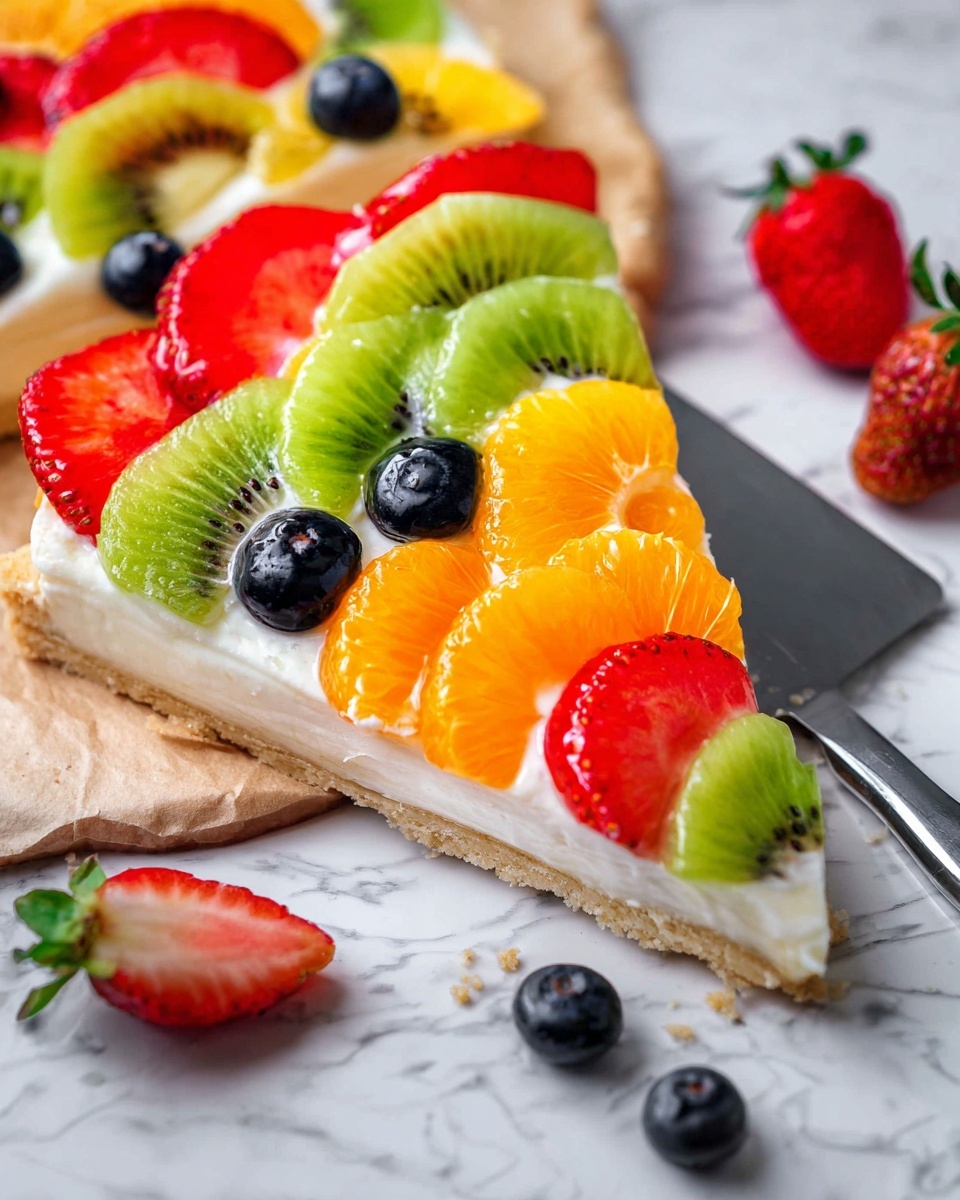 Fruit Pizza with Sugar Cookie Crust Recipe