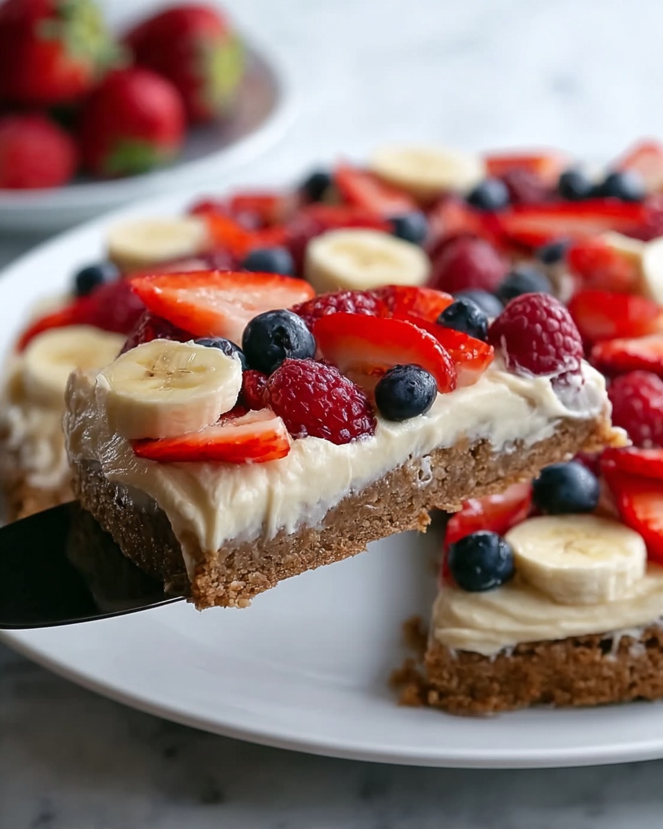 Oat and Yogurt Fruit Pizza Recipe