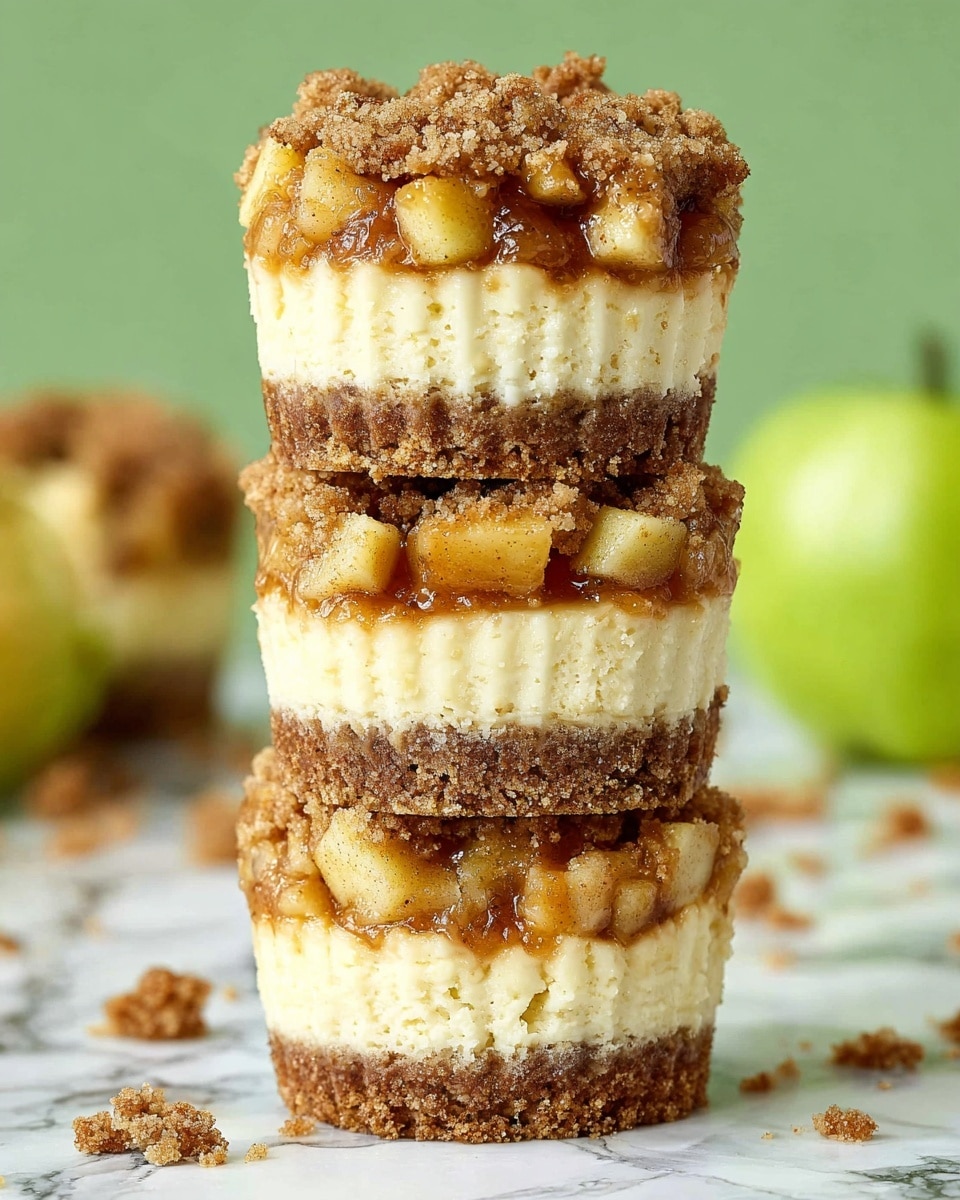 Apple Crisp Cheesecake Minis Recipe 4 Apple Crisp Cheesecake Minis Recipe