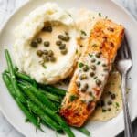 Creamy Salmon Piccata with Lemon and Capers Recipe