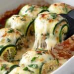 Zucchini Rollatini with Marinara and Cheese Recipe 7 Zucchini Rollatini with Marinara and Cheese Recipe