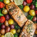 Za’atar Garlic Salmon Bake Recipe