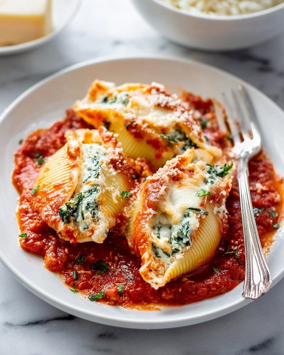 Cheese-Stuffed Pasta Shells Recipe 4 Cheese-Stuffed Pasta Shells Recipe