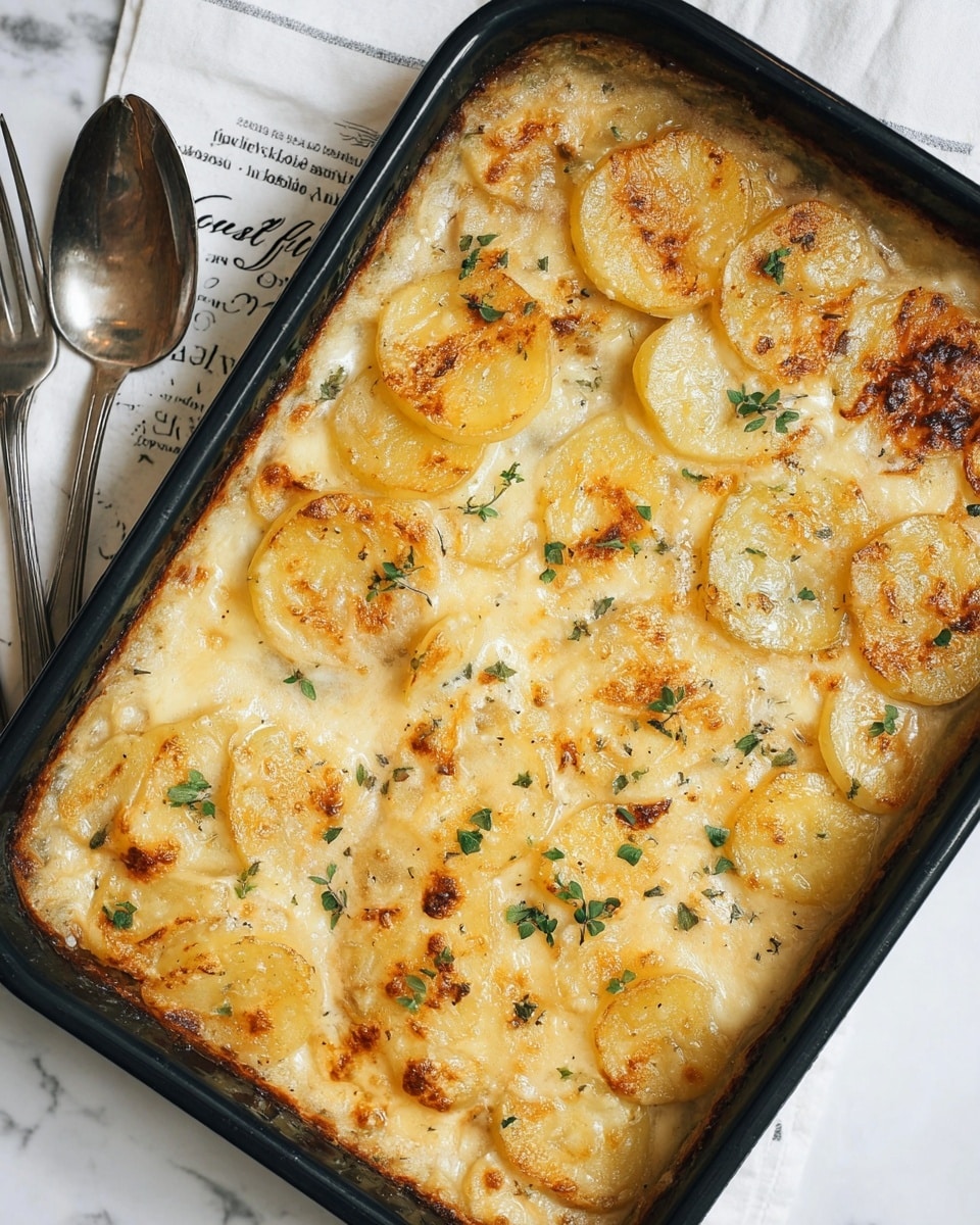 Creamy Scalloped Potatoes with Gruyère Cheese Recipe