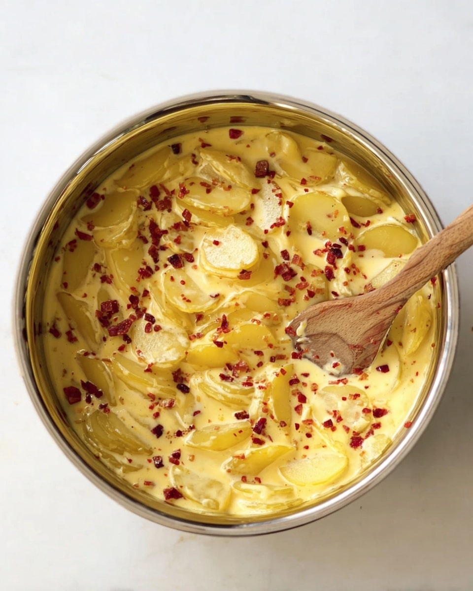 Instant Pot Dad’s Creamy Cheesy Au Gratin Potatoes Recipe