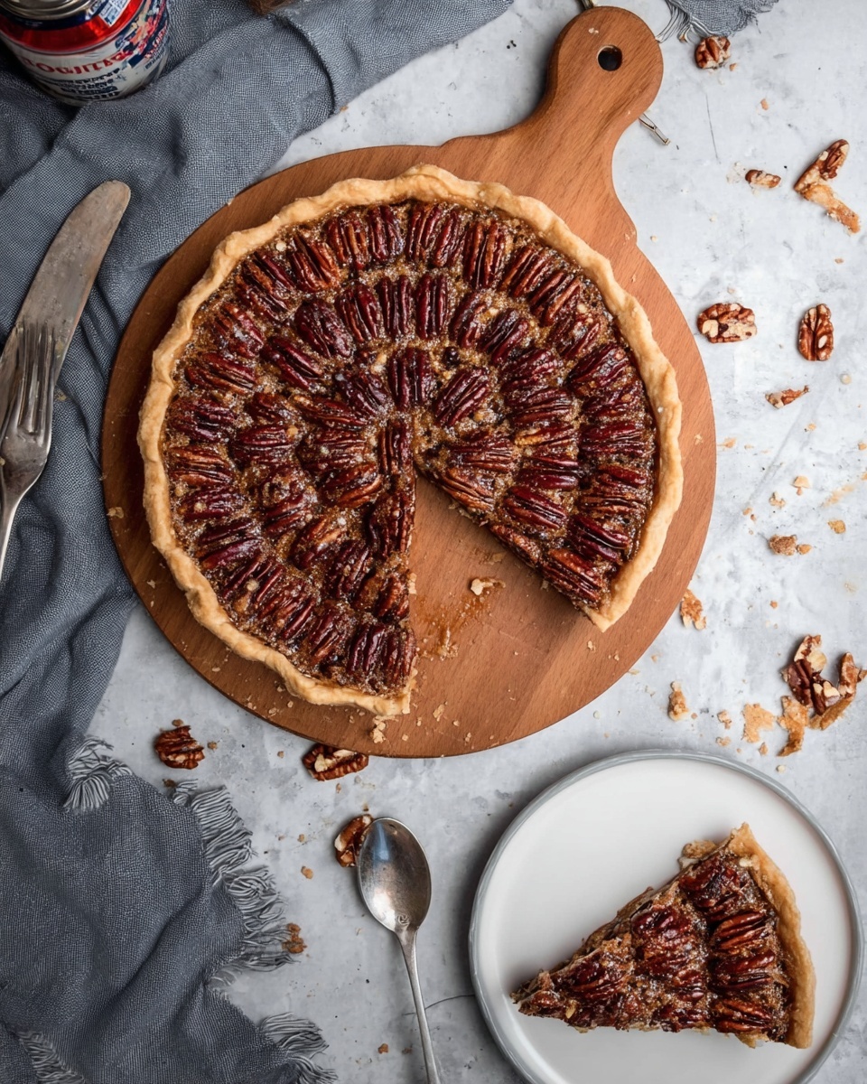 Tarte aux noix de pécan, sirop d'érable et bourbon Recipe